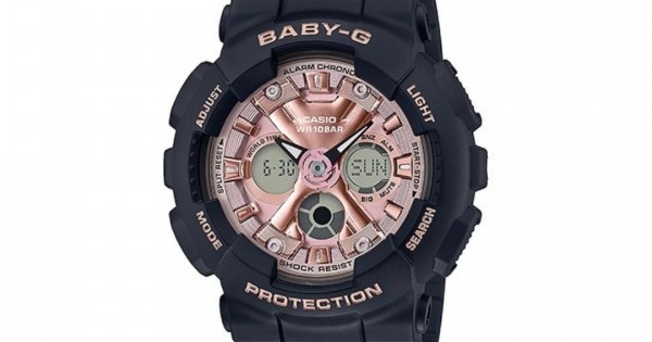 Casio Baby-G BA-130-1A4 Black Resin Band Women Sports Watch